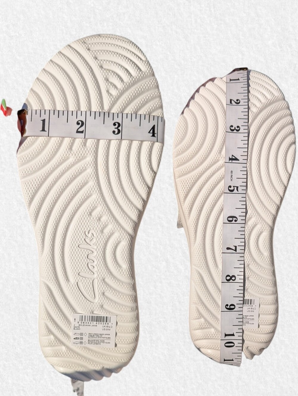 Clarks Women's NEW Size 9: Solevana Jane Mary Jane - White - Picture 8 of 8